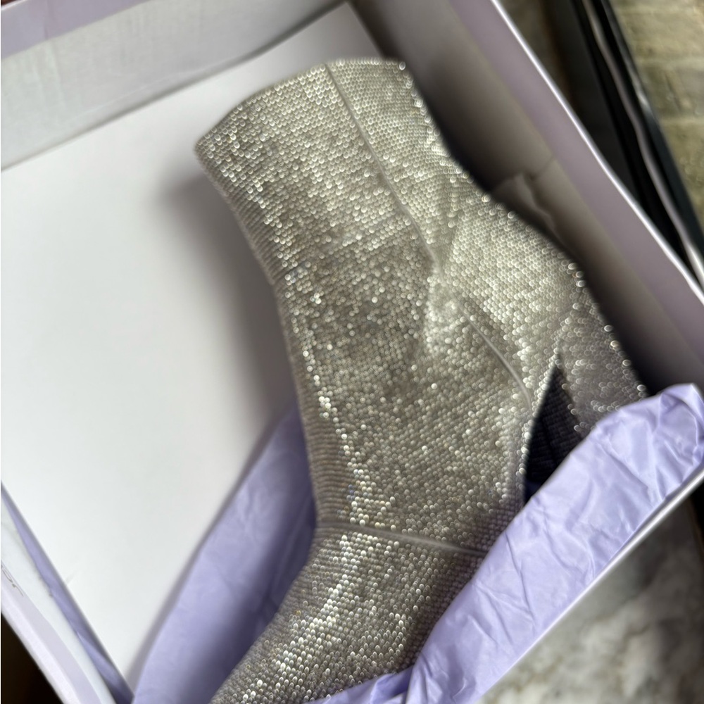 Sparkle Rhinestone Boots. NWT. Swiftie inspired Madden Girl never worn
